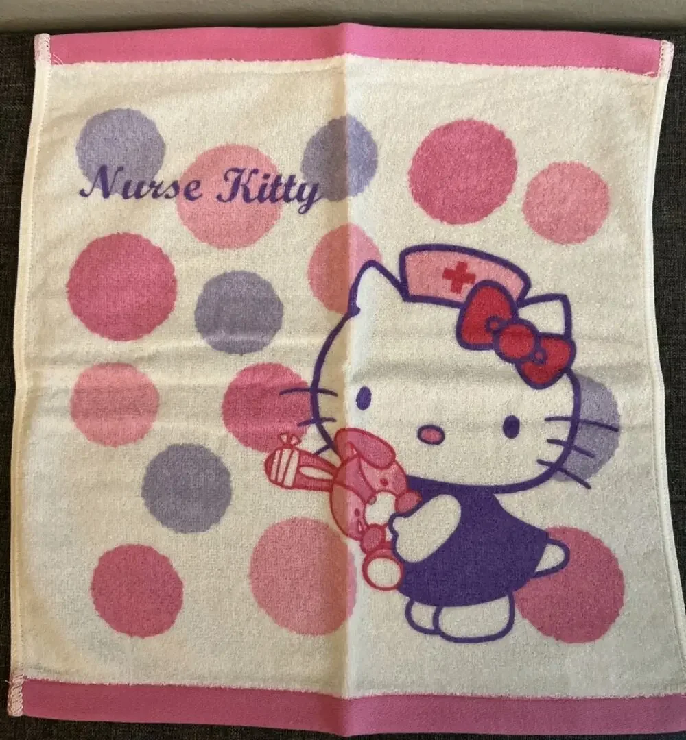 Hello Kitty Red Cross Blood Center Hand Towel Sanrio Brand New No Tags
